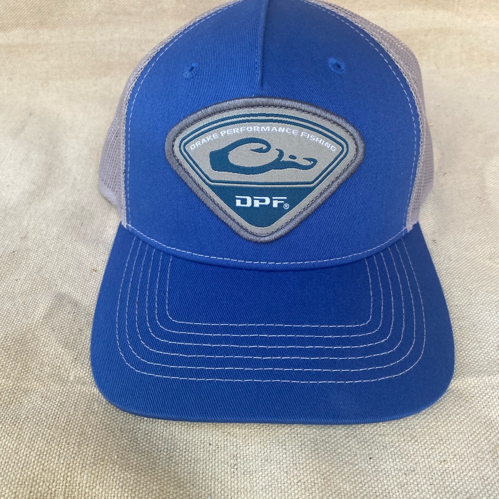 Drake Blue and Gray Performance Hat